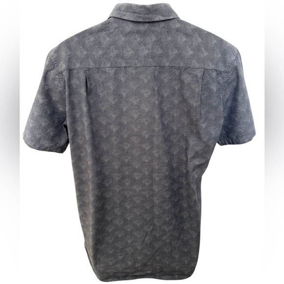 HURLEY Casual Short Sleeve Collared Shirt Classic Fit Men L Large - Picture 4 of 6